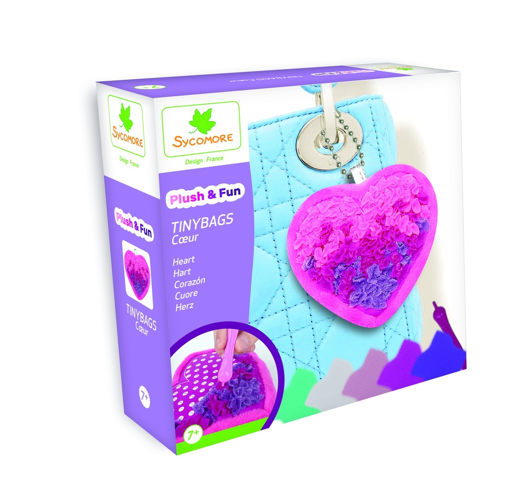 PLUSH'N FUN TINYBAGS COEUR