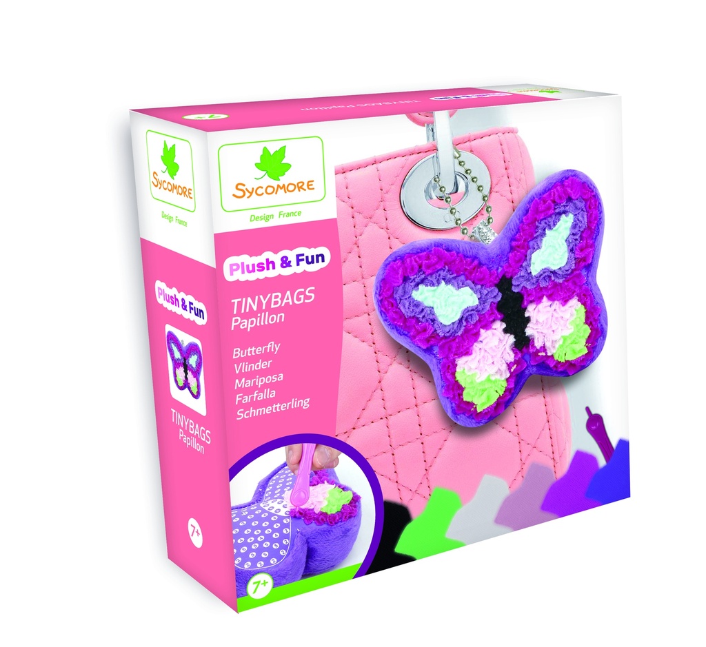 PLUSH'N FUN TINYBAGS PAPILLON