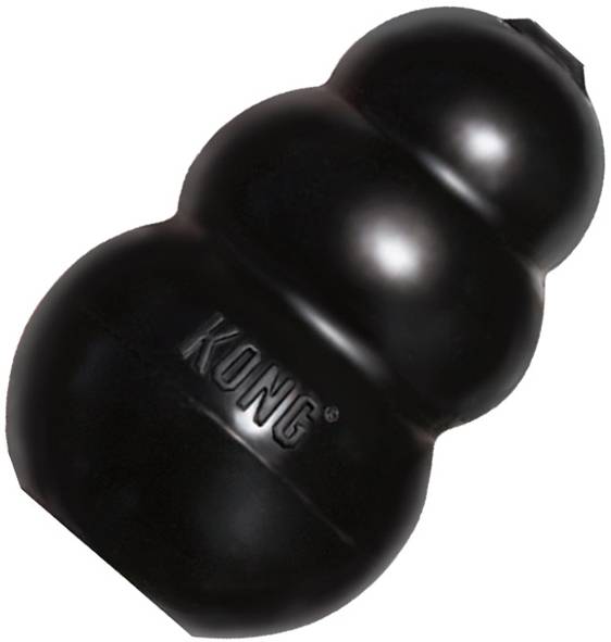 Kong Extreme. noir. Ø7cm H 10.5 cm
