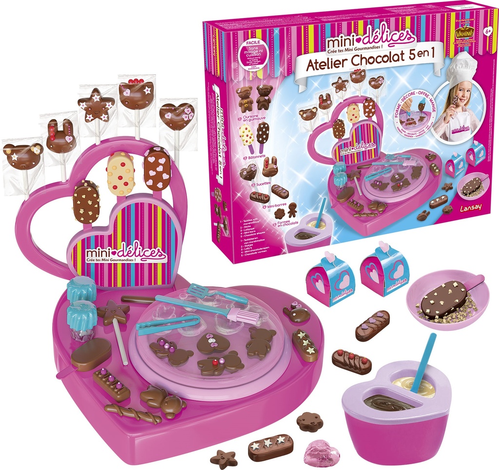 Mini Delices Mon Super Atelier Chocolat 5 En 1 