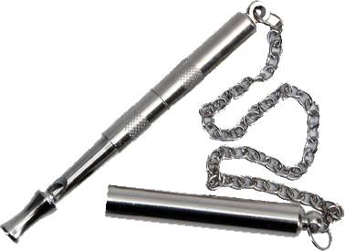 Sifflet métallique 11 cm