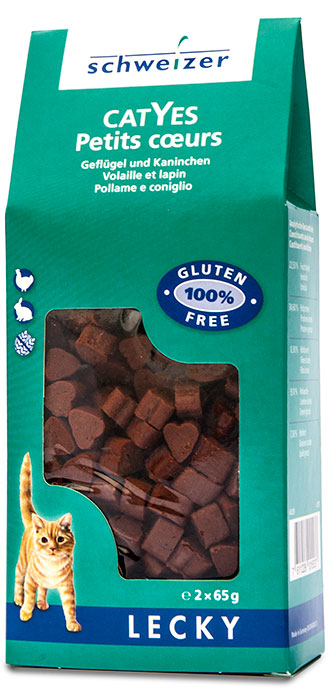 CatYes petits coeurs 2 x 65 g LCPC