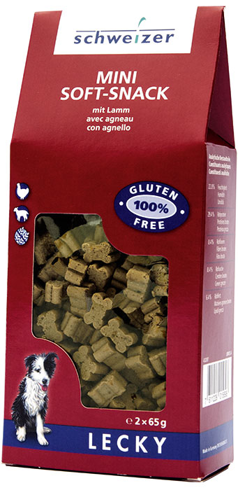 Mini Soft Snack avec agneau  2 x 65 g LBMSLA