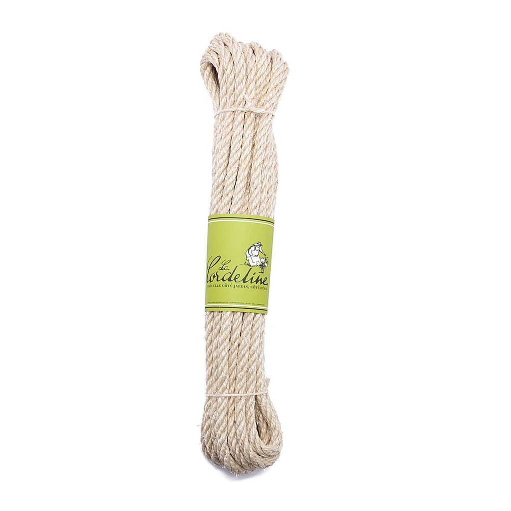 Prolonge cordage sisal diam. 6 mm. 20 m