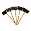 5 étiquettes Ardoise à planter 14.4 cm / 6.1X3cm