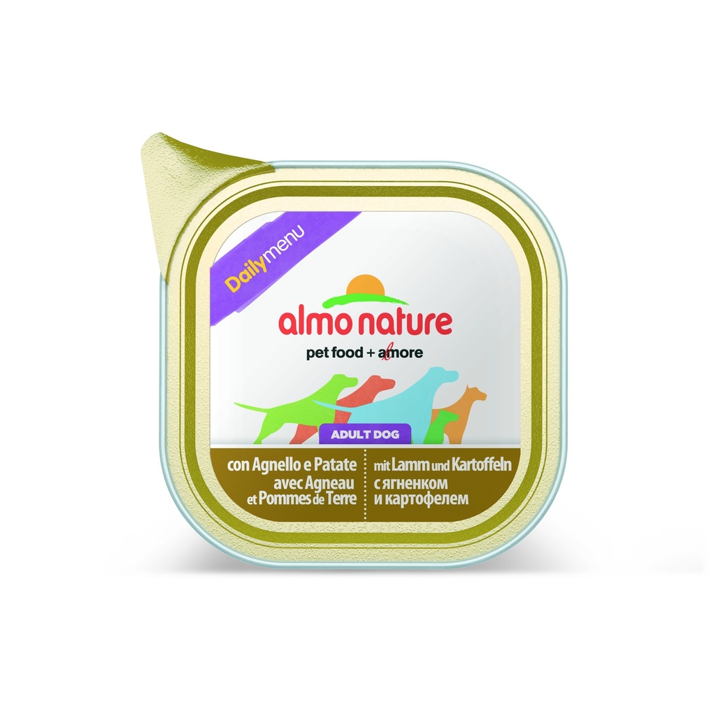 Almo nature PFC Dog daily menu Agneau et Pommes de Terre 100g