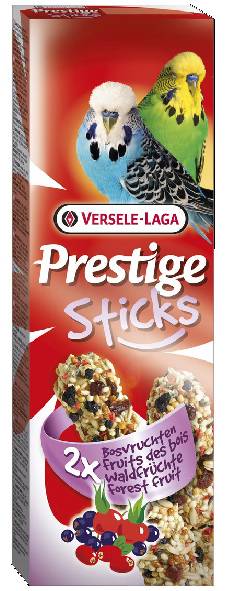 Prestige Sticks Perruches Fruits des Bois 60g