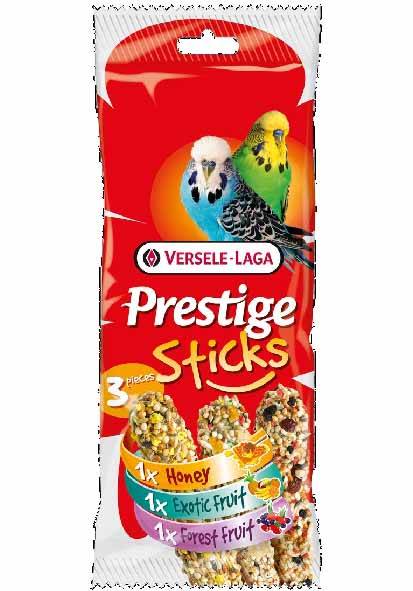 Prestige Sticks Perruches Triple Variety Pack 90g