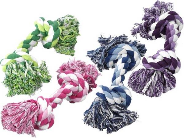 Corde de jeu à 2 noeuds. 37 cm / 300 g