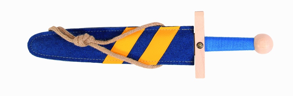 Epée et fourreau Lancelot bleu