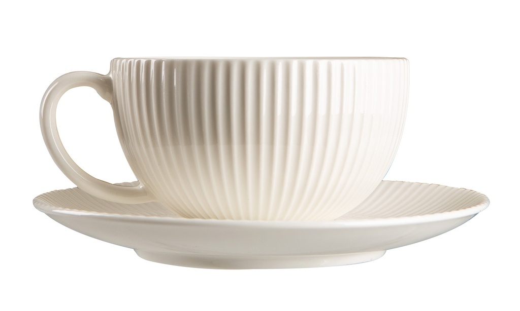 Tasse à café Lisière avec sous-tasse