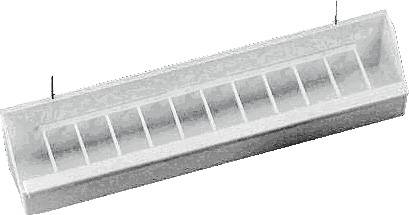 Mangeoire plastique  fixation pour cage