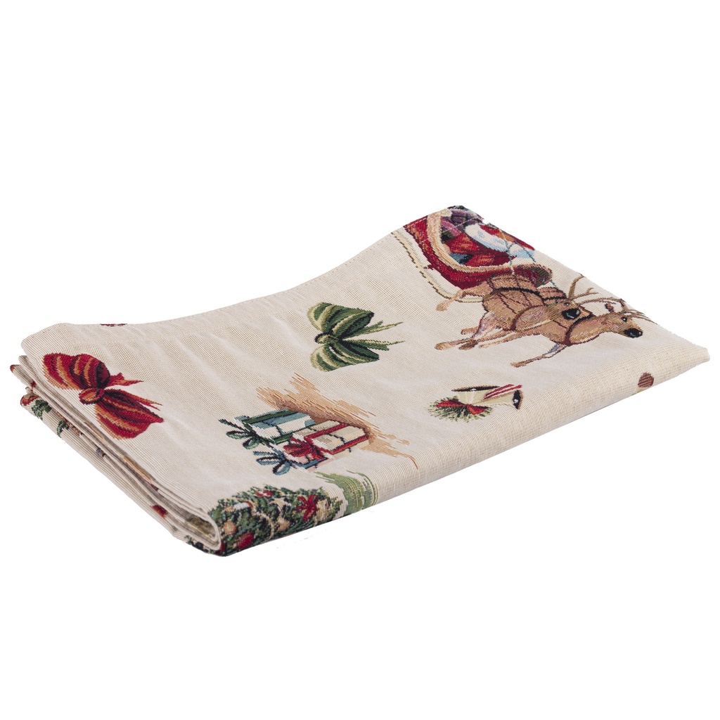 Chemin de table Papa Noel Renos Allover