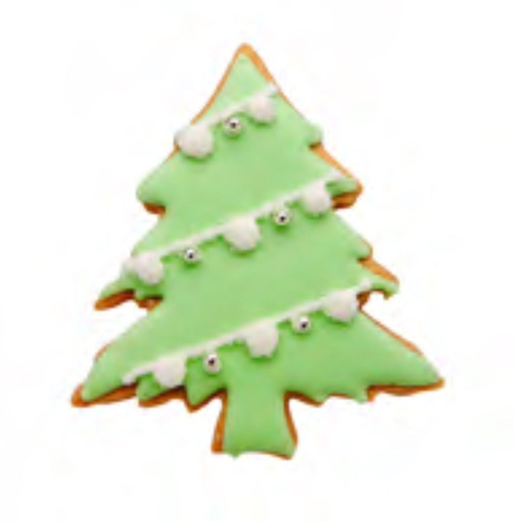 Sablé Déco Noël Tree Balls white