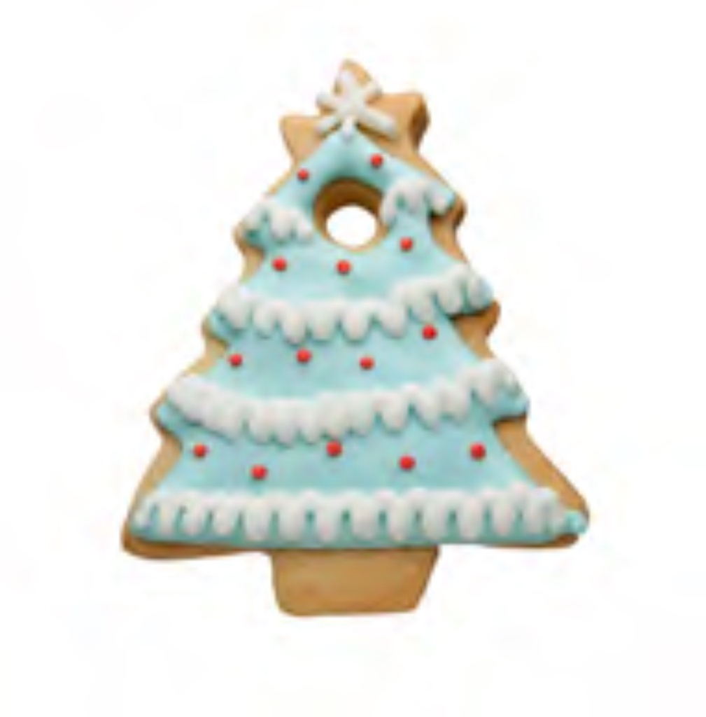 Sablé Déco Noël blue Tree