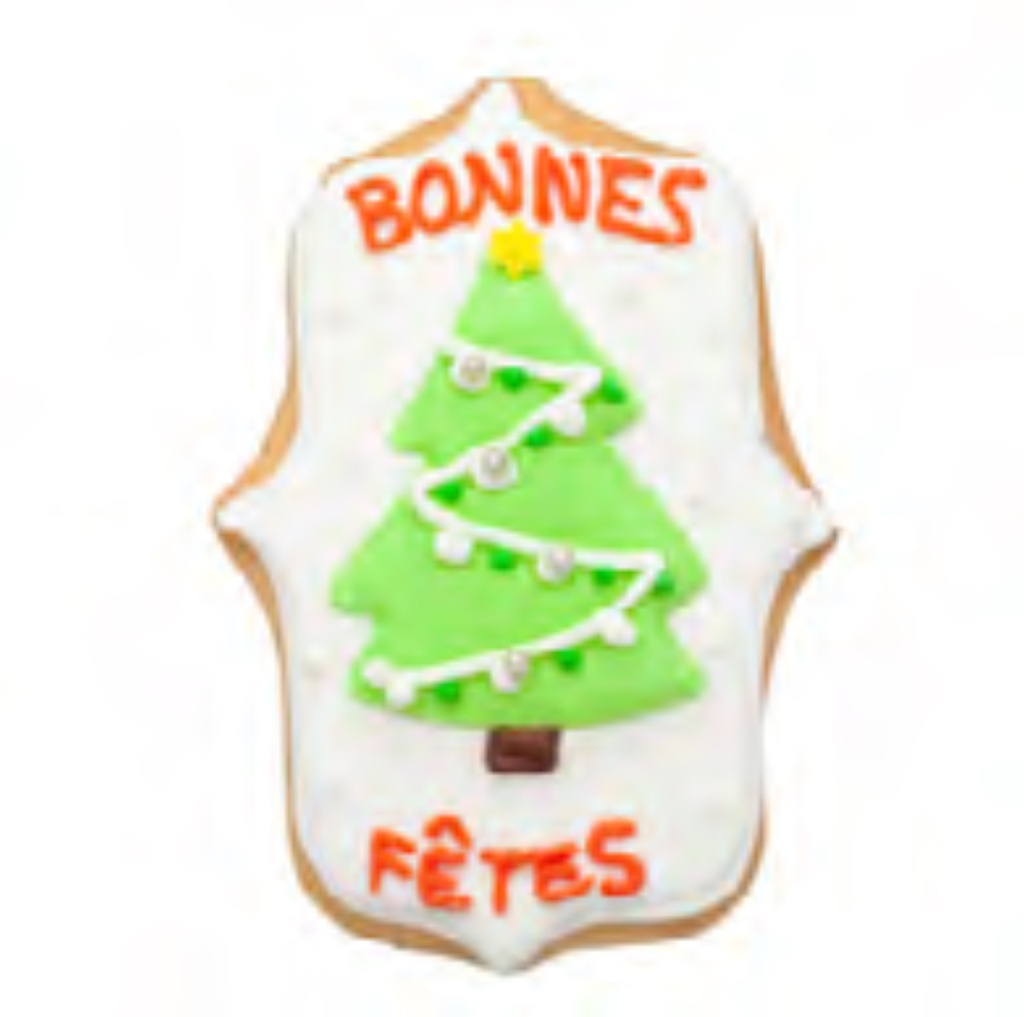 Sablé Déco Noël Happy Holidays