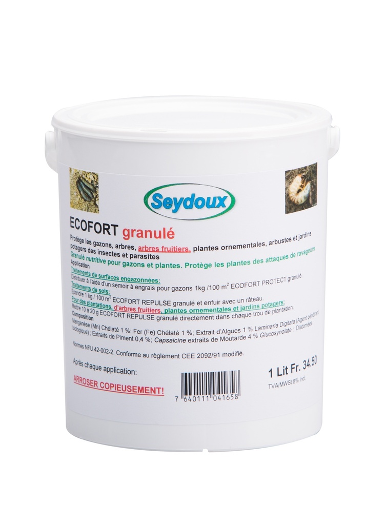 Ecofort repul granulé 1kg&Produit renforcant la plante