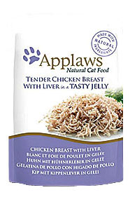 Applaws Pouch chicken&liver in jelly 70g