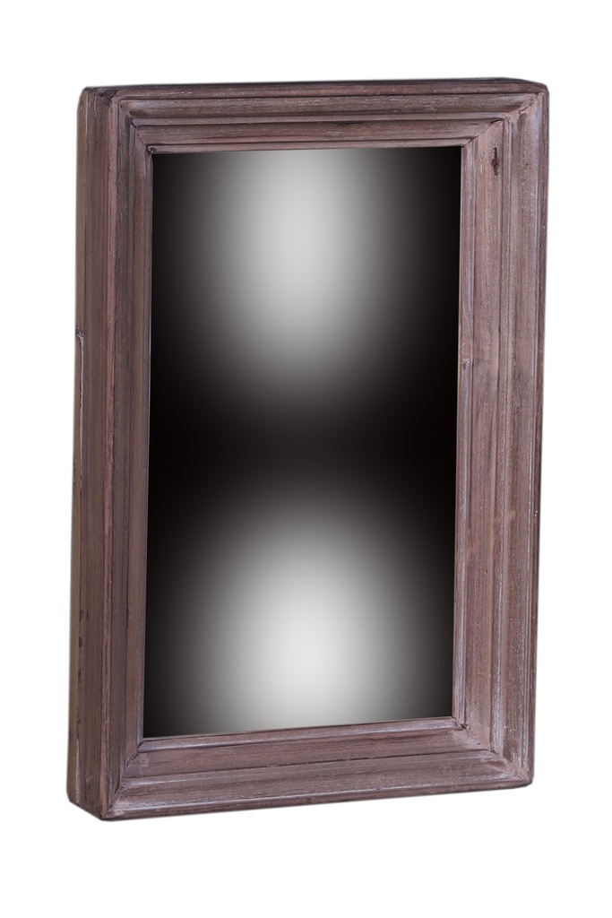 Miroir cadre en teck ancien