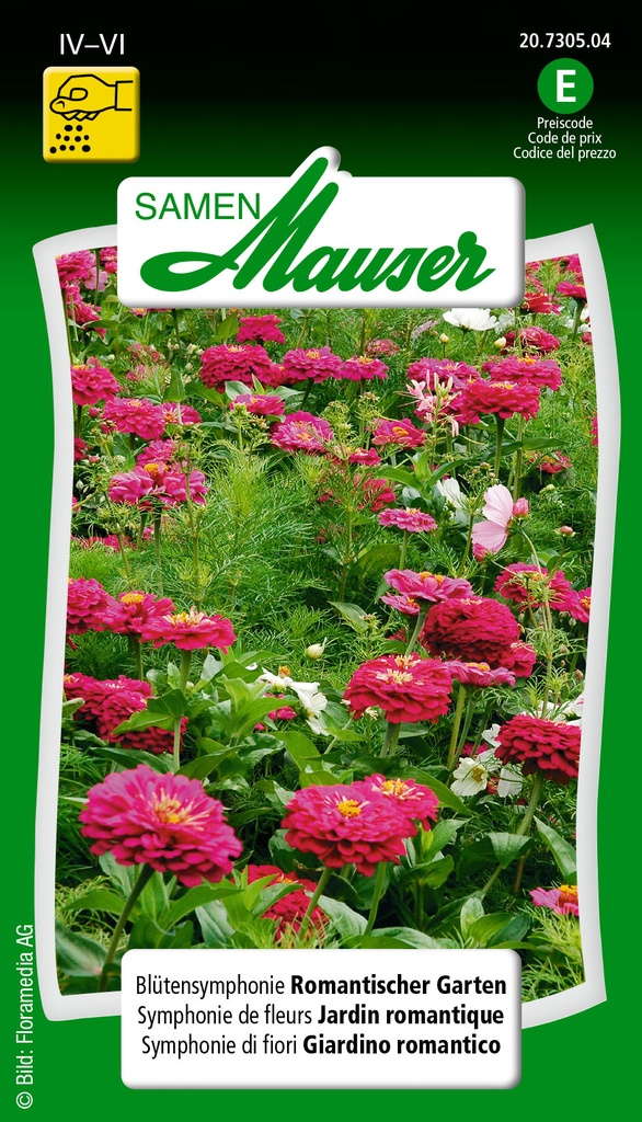 Symphonie de fleurs Jardin romantique