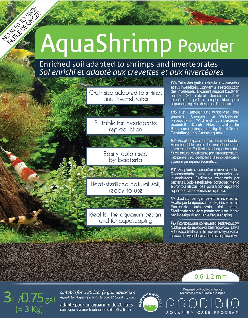AquaShrimp Powder 3kg/3litres