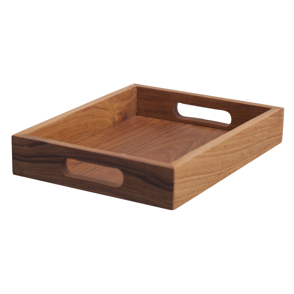 Plateau rectangulaire en teck