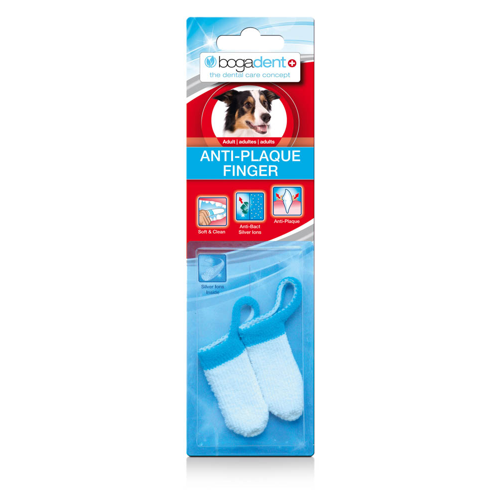 Bogadent Anti-Plaque doigt adulte 2 pces