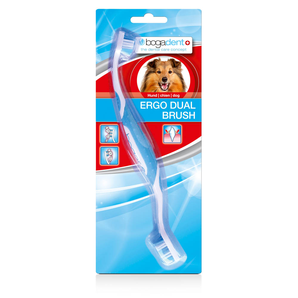 Bogadent Ergo Dual Brush brosse à dents chien