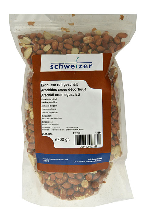 Arachides crues décortiquées 700 gr