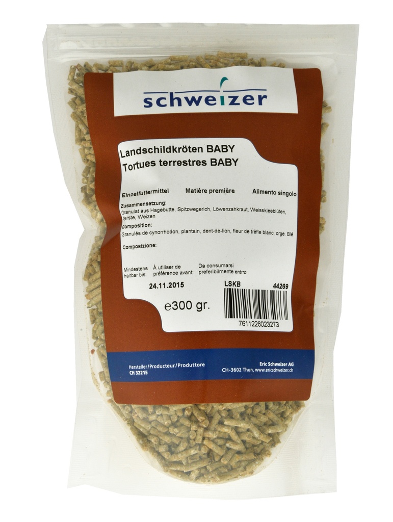 Granulés pour tortues terrestres baby 300 g
