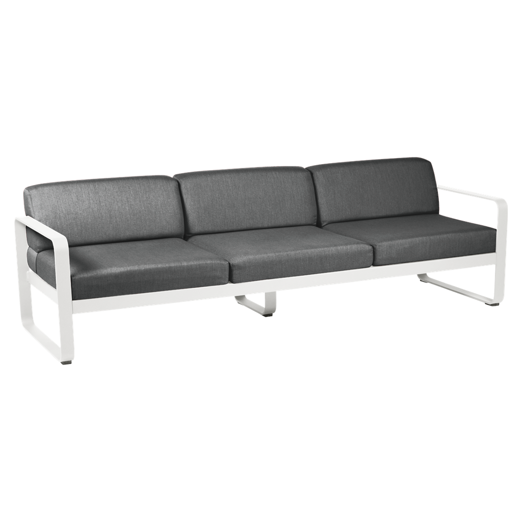 Canapé Bellevie 3 places avec Coussin Gris Graphite inclus