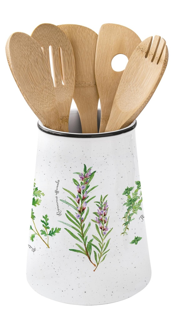 Pot avec 5 Ustensiles Herbarium
