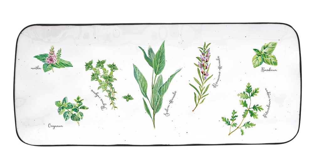 Plat de service Herbarium avec boite cadeau