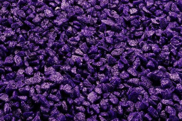 Gravier-Déco. Ø 6-9mm. violet-urbain 2kg