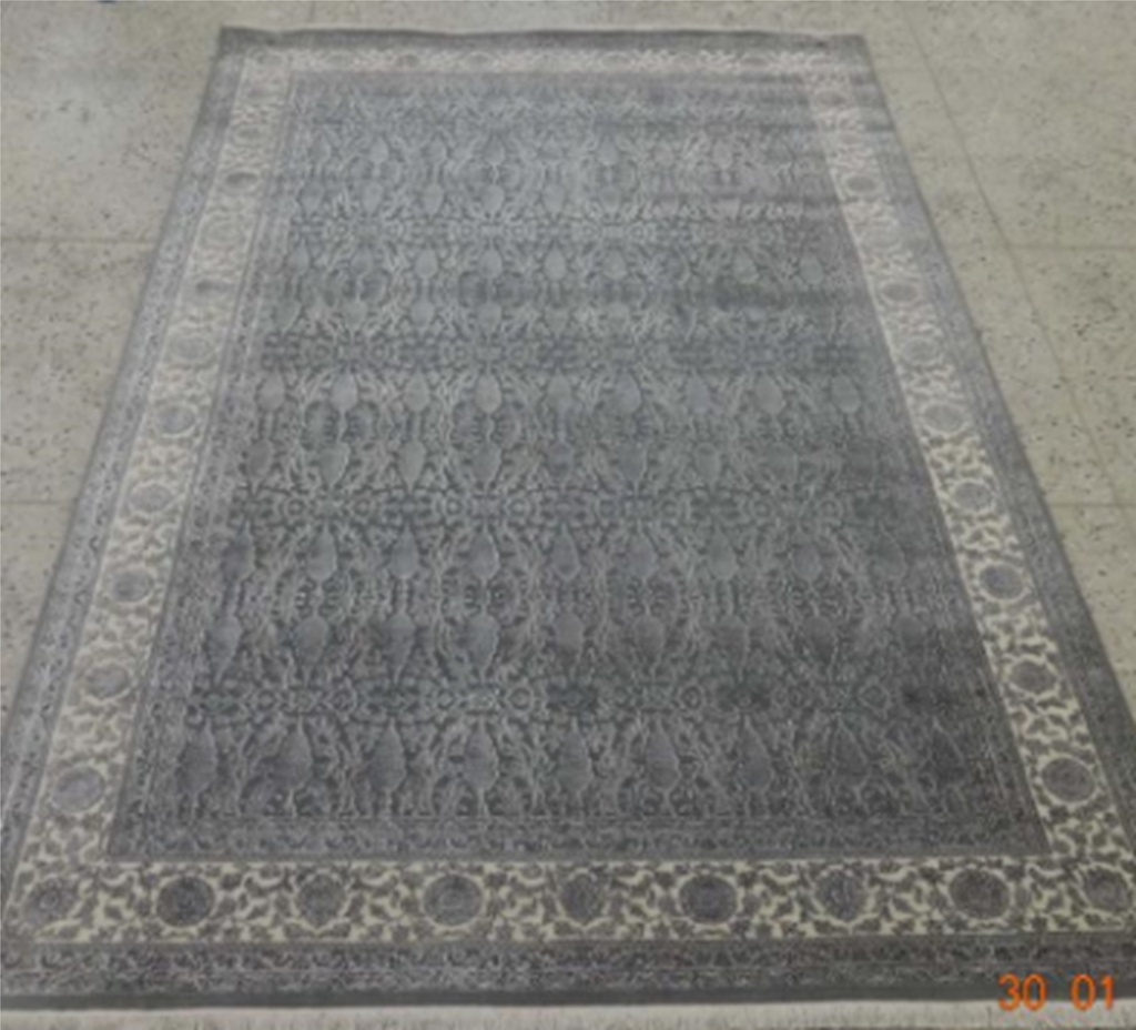 Tapis Trees gris/ivoire