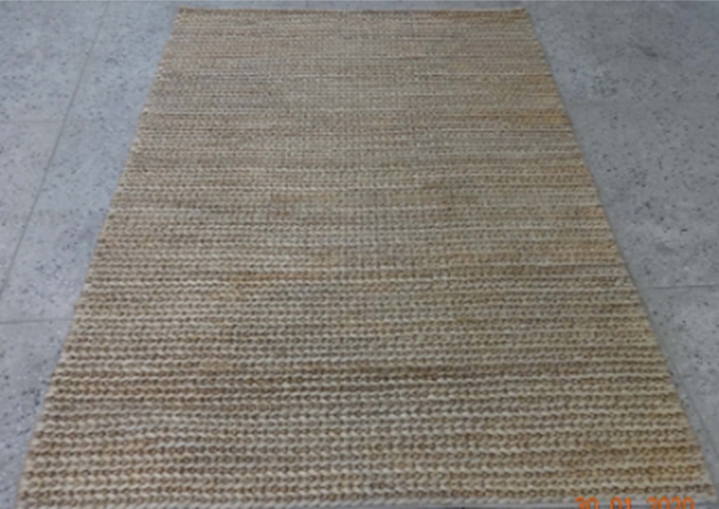 Tapis Nashik en jute naturel