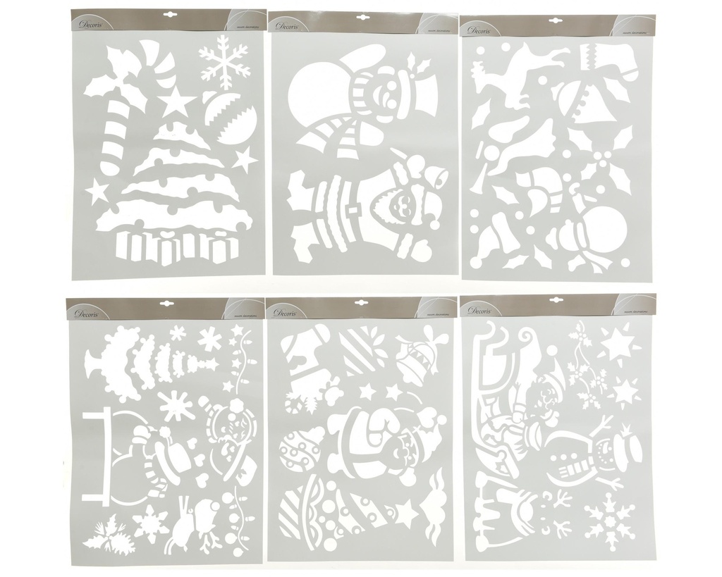 Pochoir de Noël géant