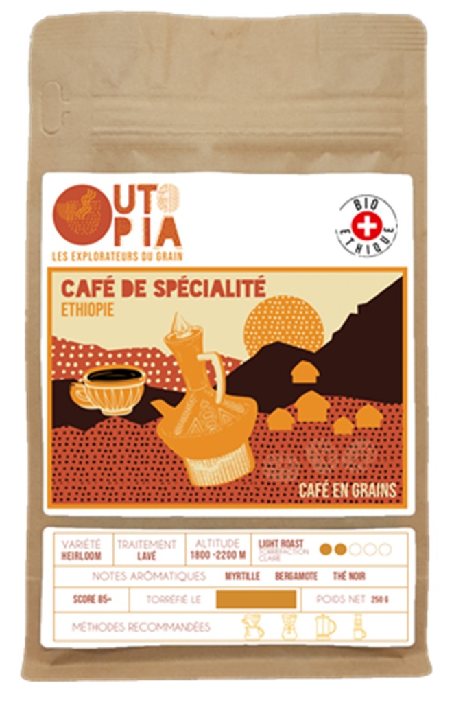 Café BIO Ethiopie, pour Filtres