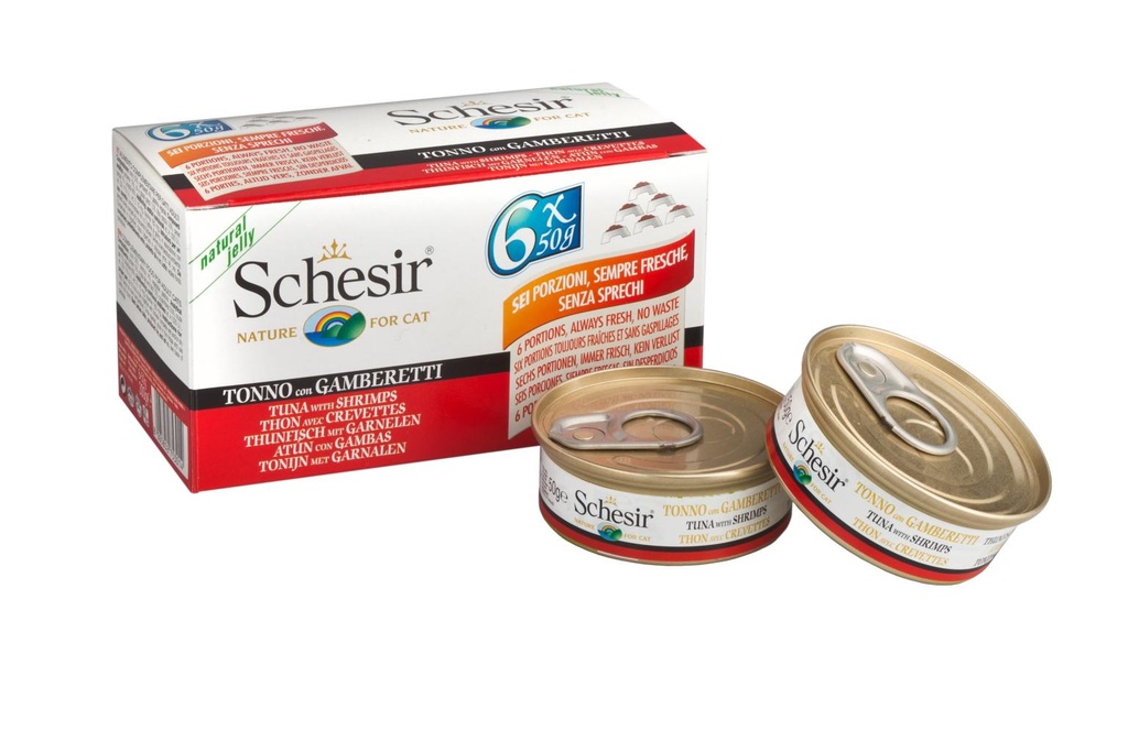 SCHESIR thon avec crevettes 6x50g MP