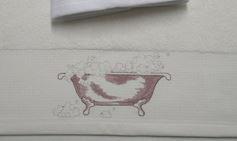 Serviette Invité Broderie 30x50cm