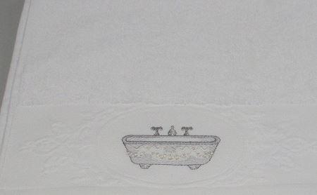Serviette Invité Broderie 30x50cm