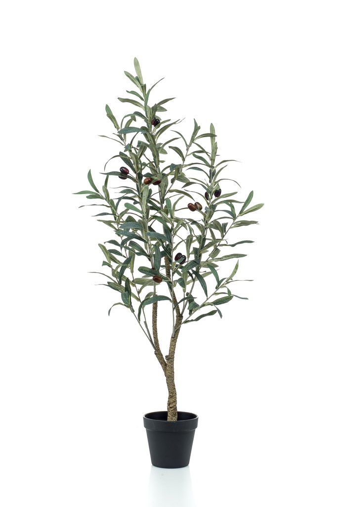 Olivier tige avec olives artificiel