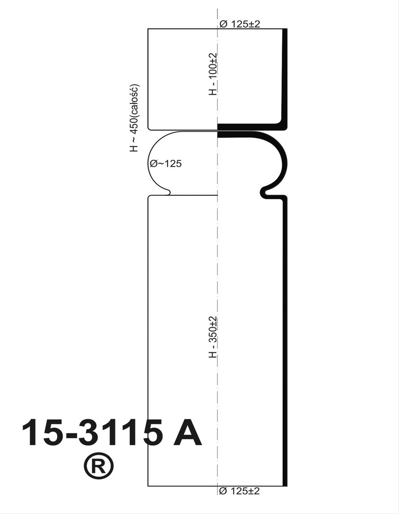 Vase bougeoir en verre