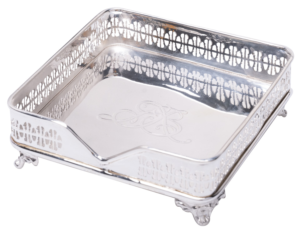 Porte-serviette Cocktail argenté