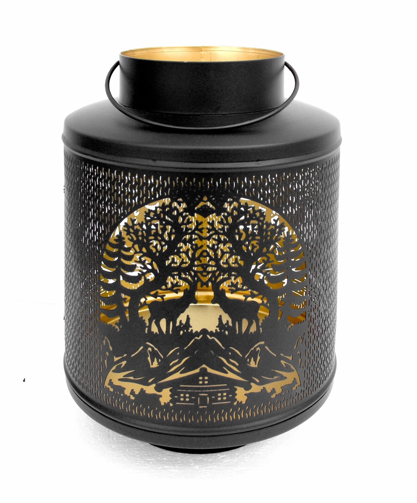 Lanterne Les Bouquetins dans la forêt ronde