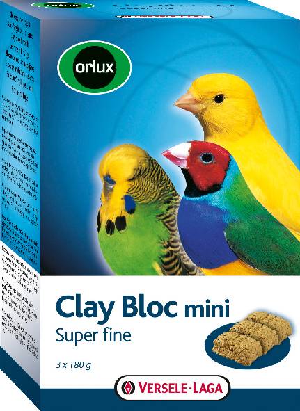Clay Bloc Mini - Lehmstein für Kanarien,
