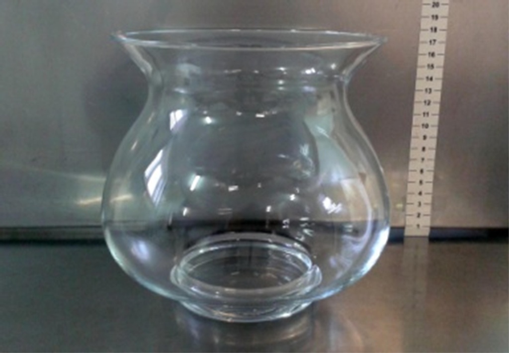 Photophore boule évasée