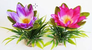 Décoration aquarium LOTUS FLOWER