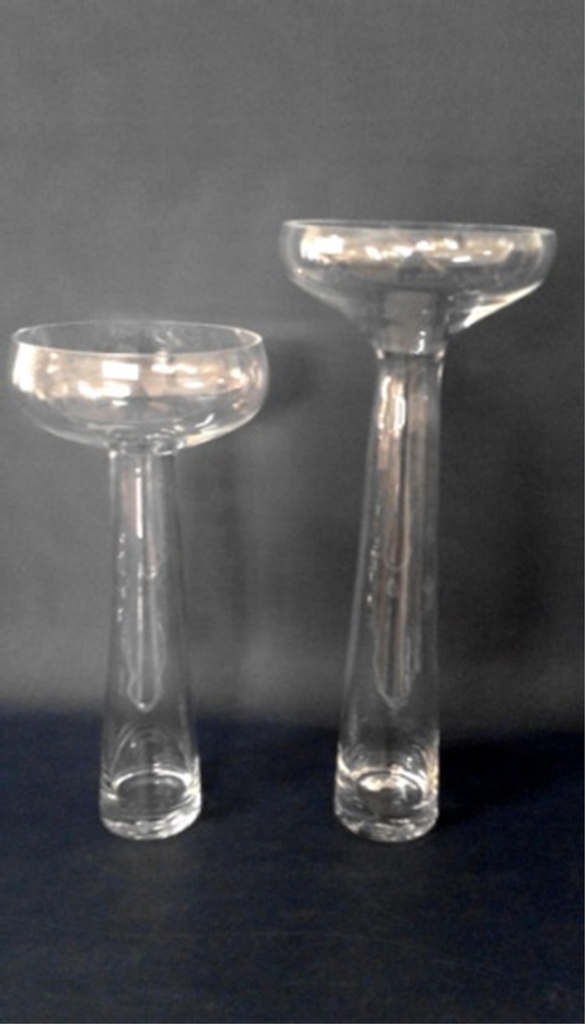 Photophore vase sur pied