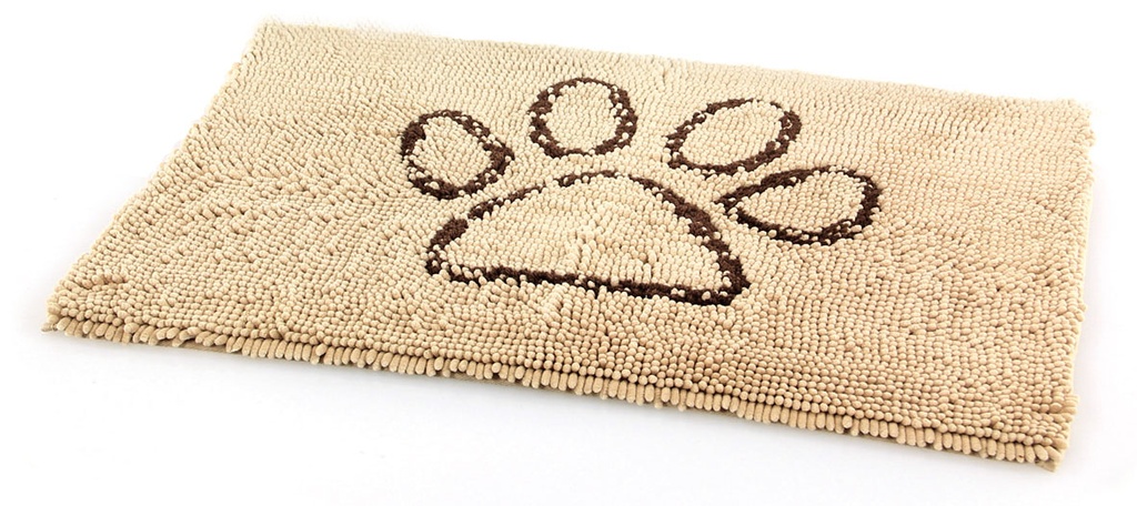 Tapis Chenille 80x50x2.5cm pat.brune